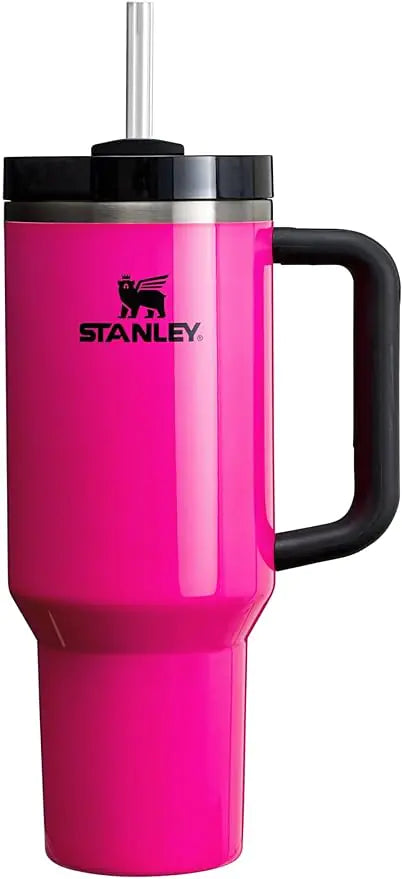 Stanley Quencher Insulated Stainless Tumbler with Lid and Straw