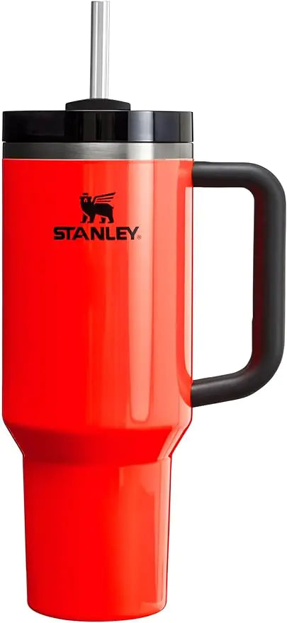 Stanley Quencher Insulated Stainless Tumbler with Lid and Straw